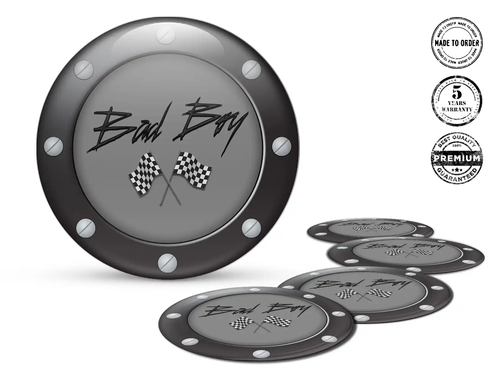 Domed Sticker Sport Limited Racing Badge